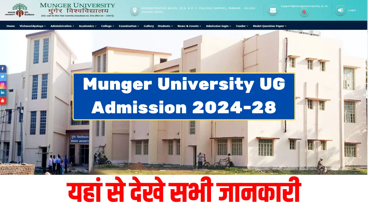 Munger University UG Admission 2024-28
